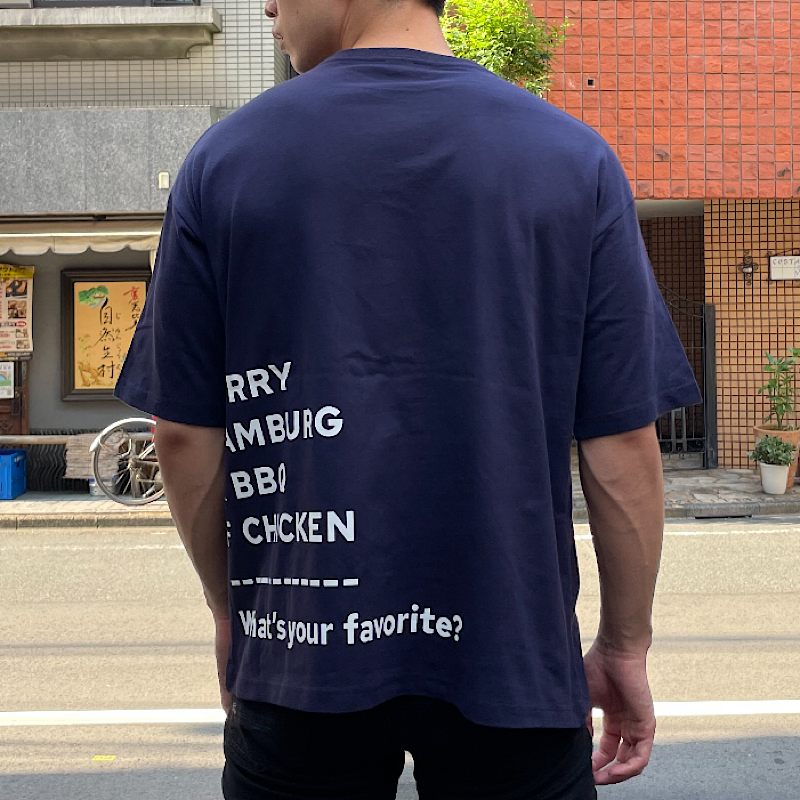 GOURMET T-SHIRTS (NAVY)